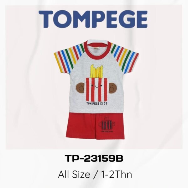 Setelan Oblong Anak Laki Cowok Tompege TP-23159B - Image 3