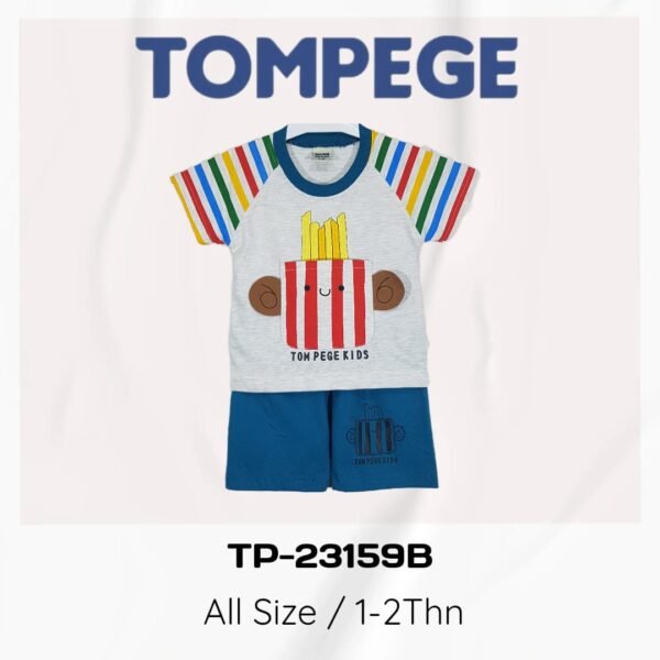 Setelan Oblong Anak Laki Cowok Tompege TP-23159B - Image 5