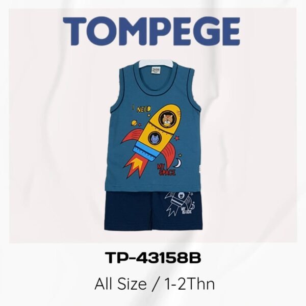 Setelan Singlet Anak Laki Cowok Tompege TP-43158B - Image 3