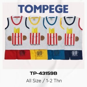 Setelan Singlet Anak Laki Cowok Tompege TP-43159B