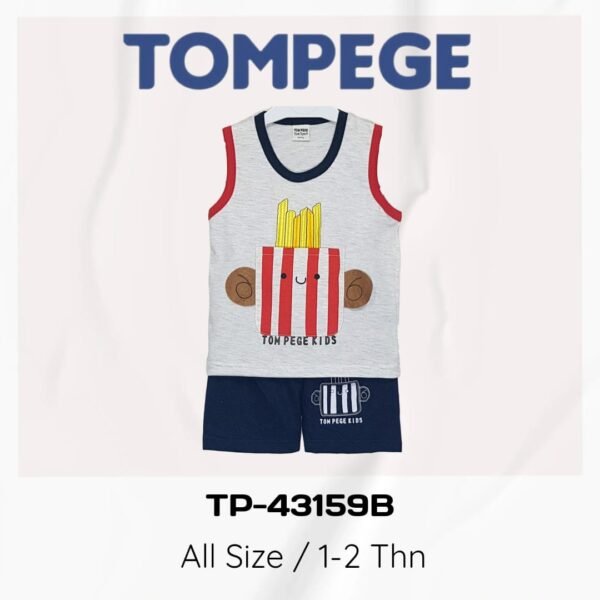 Setelan Singlet Anak Laki Cowok Tompege TP-43159B - Image 4