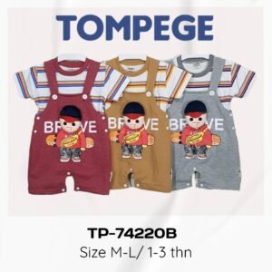 Setelan Jumpsuit Anak Laki Cowok Tompege TP-74220B