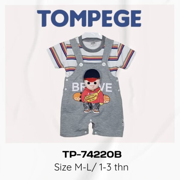 Setelan Jumpsuit Anak Laki Cowok Tompege TP-74220B - Image 2