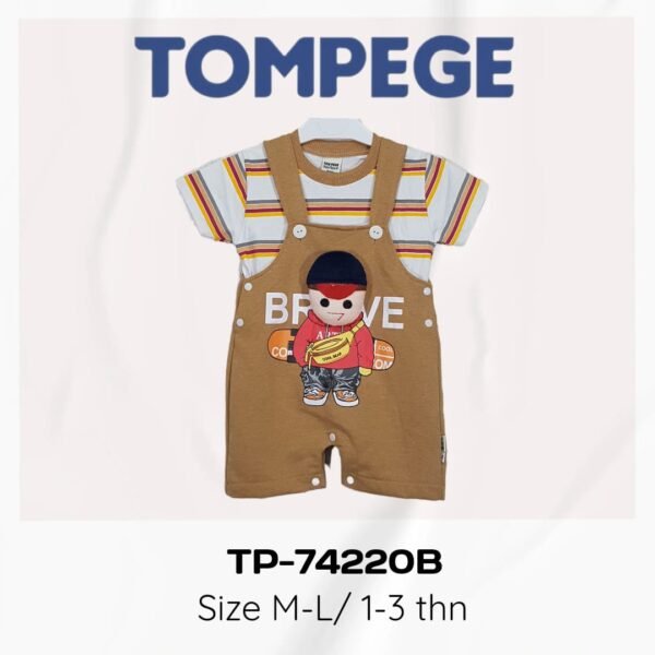 Setelan Jumpsuit Anak Laki Cowok Tompege TP-74220B - Image 3