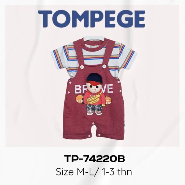 Setelan Jumpsuit Anak Laki Cowok Tompege TP-74220B - Image 4
