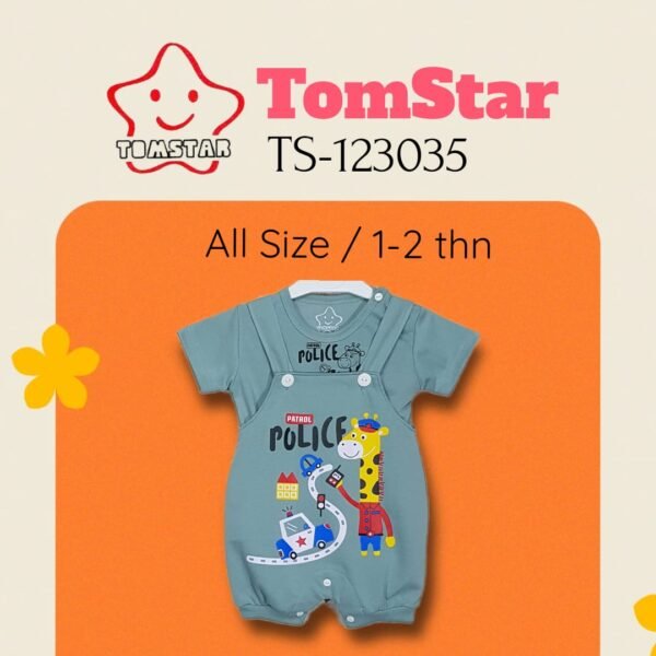 TomStar Setelan Jumpsuit Anak Laki Cowok TS-123035 - Image 4