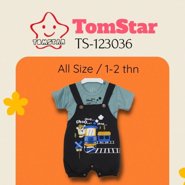 TomStar Setelan Jumpsuit Anak Laki Cowok TS-123036 - Image 2