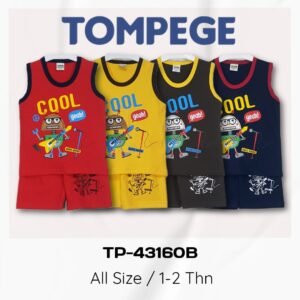 Setelan Singlet Anak Laki Cowok Tompege TP-43160B
