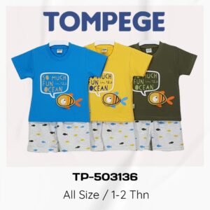Tompege Setelan Oblong Kaos Anak Laki-Laki TP-503136