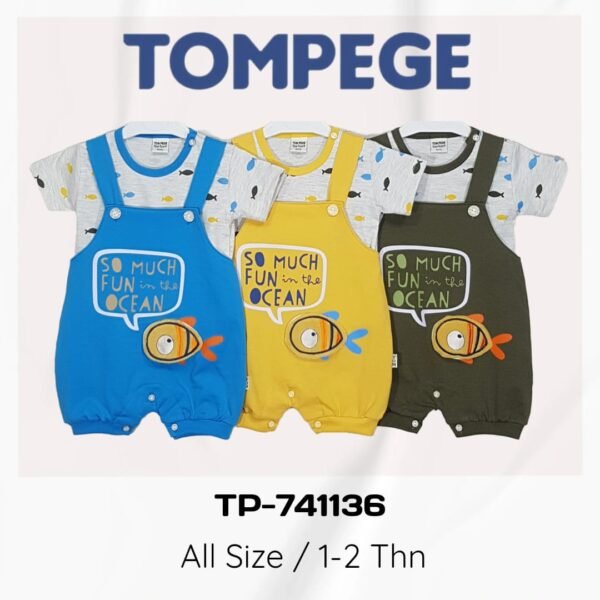Setelan Jumpsuit Anak Laki Cowok TP-741136