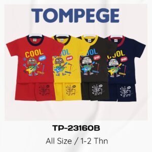 Setelan Oblong Anak Laki Cowok Tompege TP-23160B