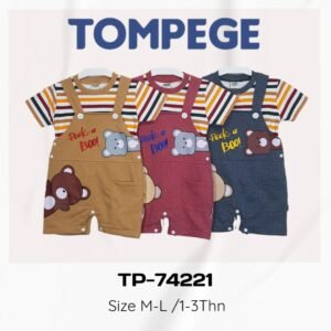 Setelan Jumpsuit Anak Laki Cowok Tompege TP-74221