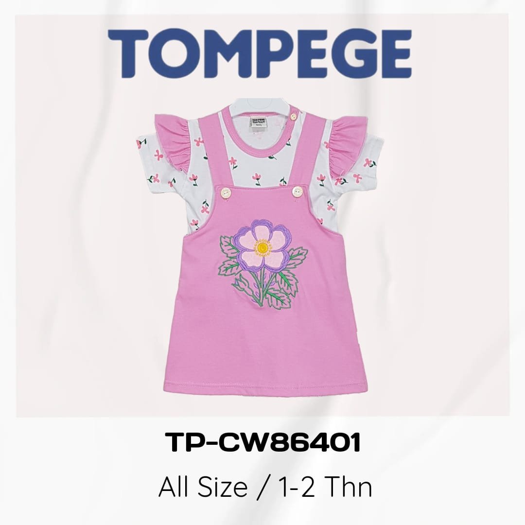 Setelan Jumpsuit/Kodok Rok Anak Perempuan Tompege TP-86401 - Image 2
