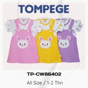 Setelan Jumpsuit/Kodok Rok Anak Perempuan Tompege TP-86402