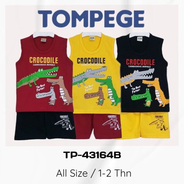 Setelan Singlet Anak Laki Cowok Tompege TP-43164B