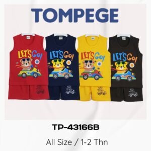 Setelan Singlet Anak Laki Cowok Tompege TP-43166B