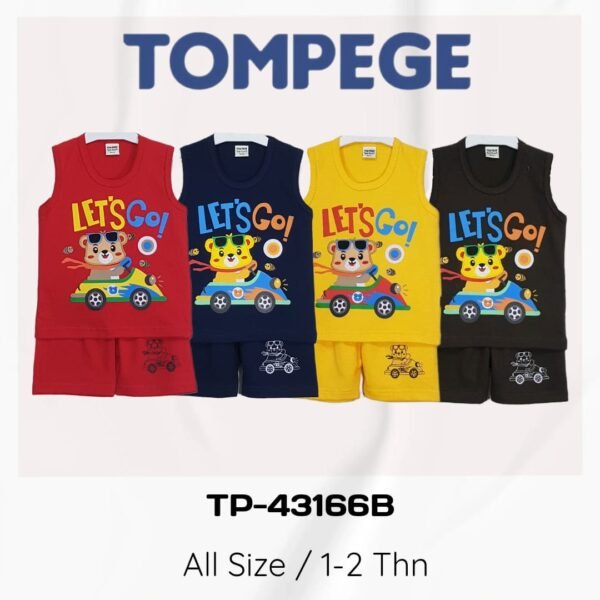 Setelan Singlet Anak Laki Cowok Tompege TP-43166B