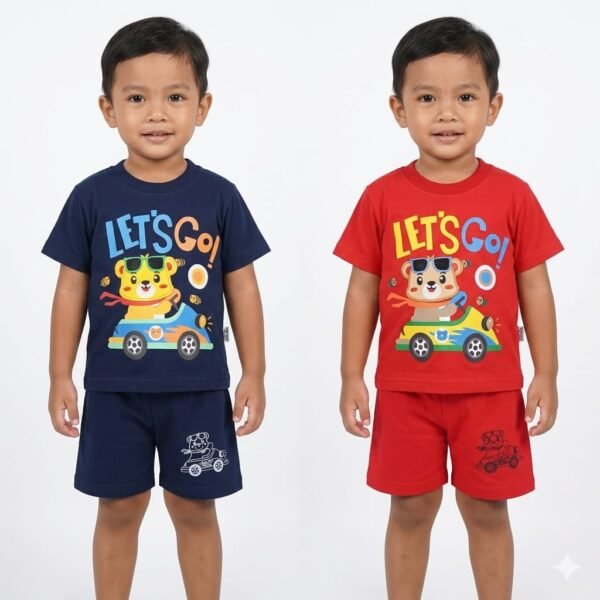 Setelan Oblong Anak Laki Cowok Tompege TP-23166B
