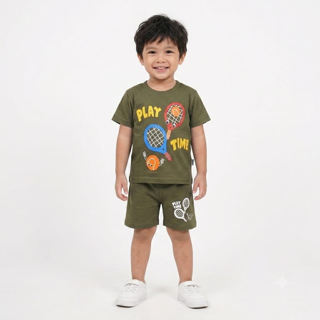 Tompege Setelan Oblong Kaos Anak Laki-Laki TP-503141 - Image 3