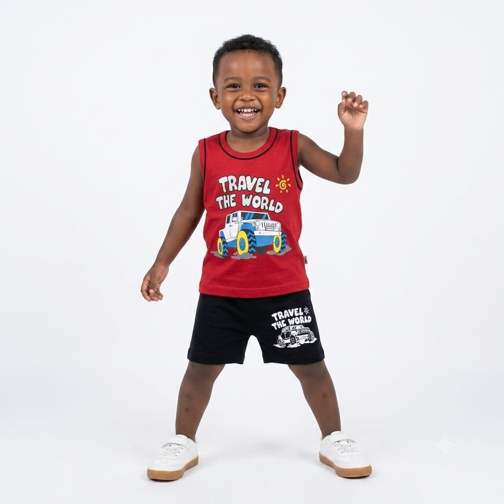 Setelan Singlet Anak Laki Cowok Tompege TP-43165B - Image 2