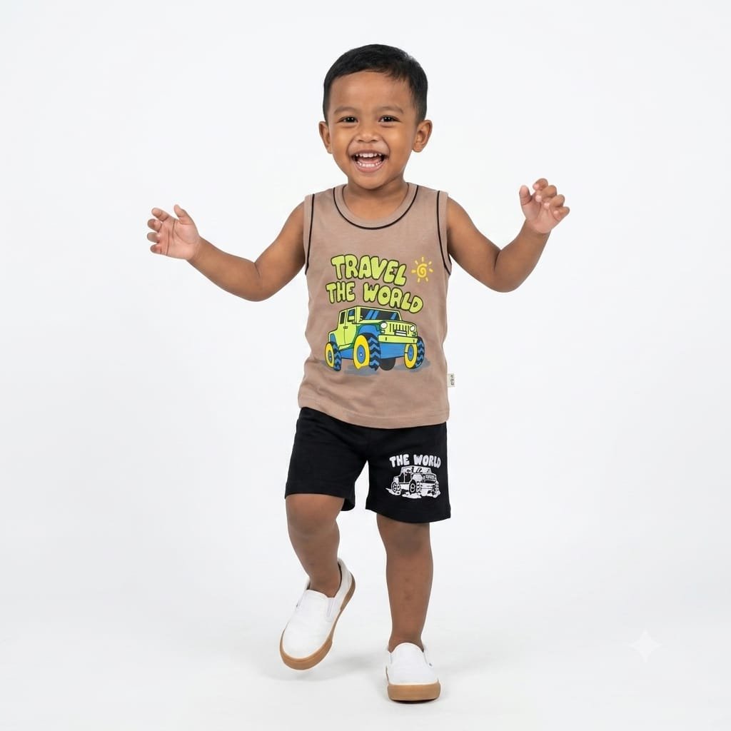 Setelan Singlet Anak Laki Cowok Tompege TP-43165B - Image 3