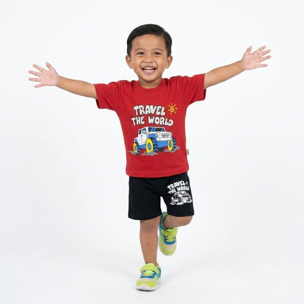 Setelan Oblong Anak Laki Cowok Tompege TP-23165B