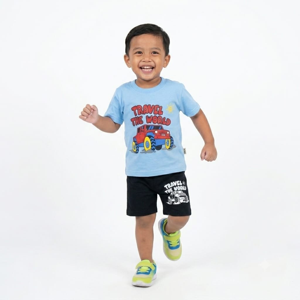Setelan Oblong Anak Laki Cowok Tompege TP-23165B - Image 3