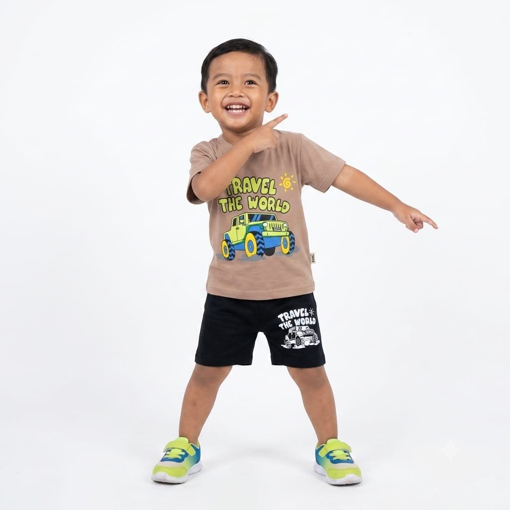 Setelan Oblong Anak Laki Cowok Tompege TP-23165B - Image 2
