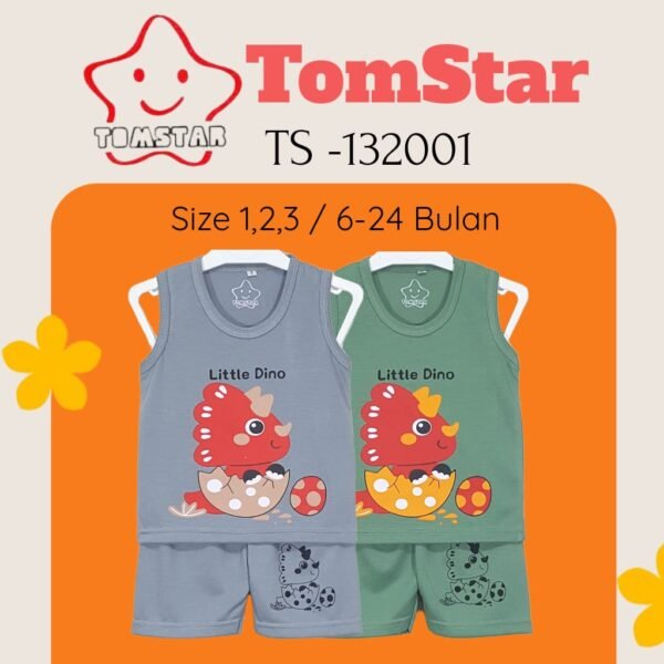 TomStar Setelan Singlet Ukuran Anak Laki-Laki TS-132001