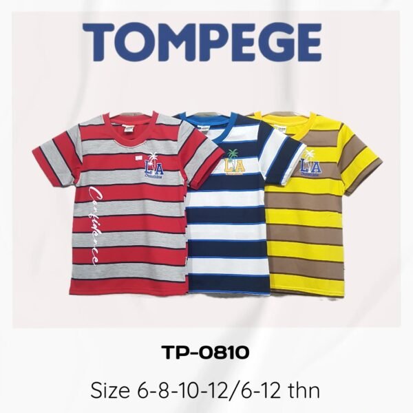 Tompege Kaos Atasan Oblong Anak Laki Cowok TP-0810