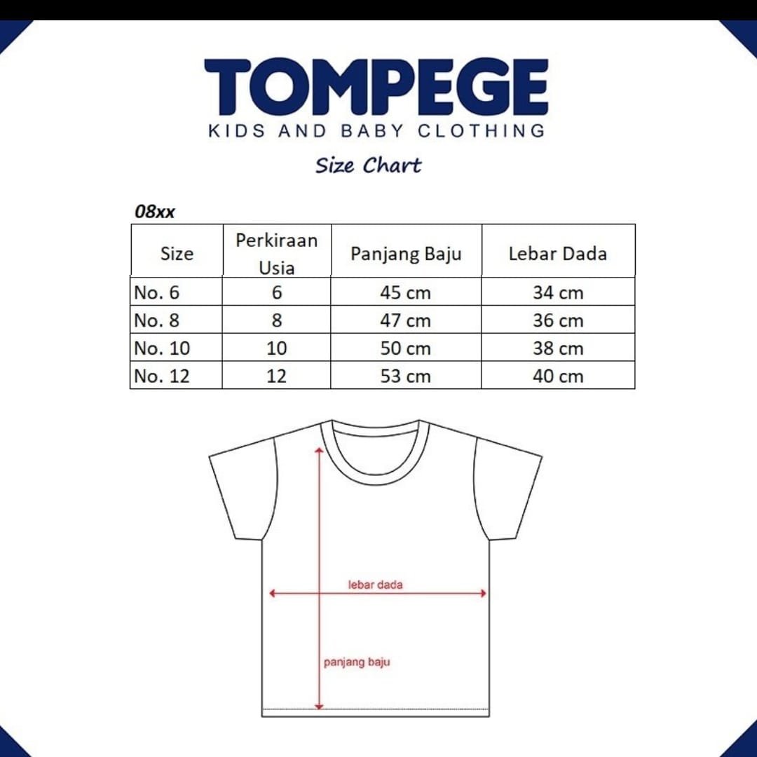 Size Chart 08xx 6-12